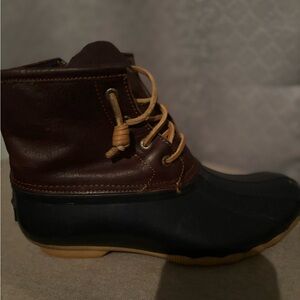 Sperry Dark Brown and Black Boots
